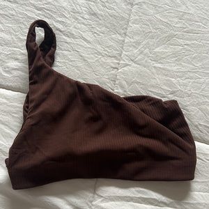 lulu ribbed sports bra